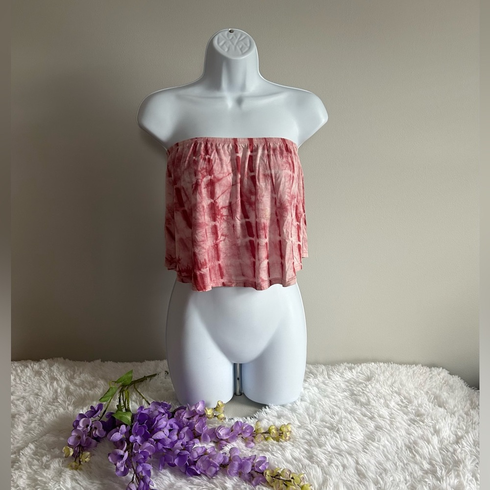 Charlotte Russe tie dye tube top